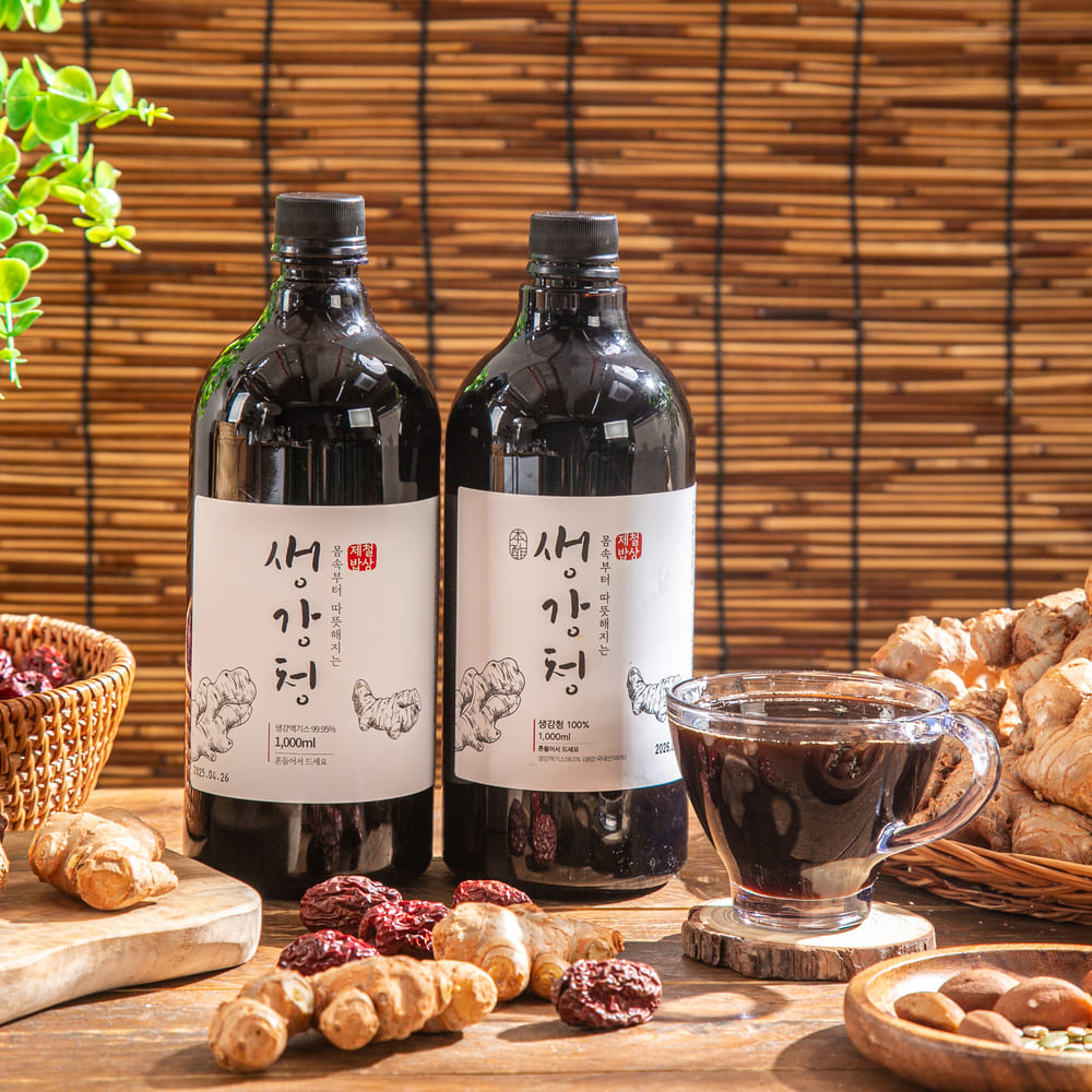 건강을 지키는 본초 생강청 1000ml 2병