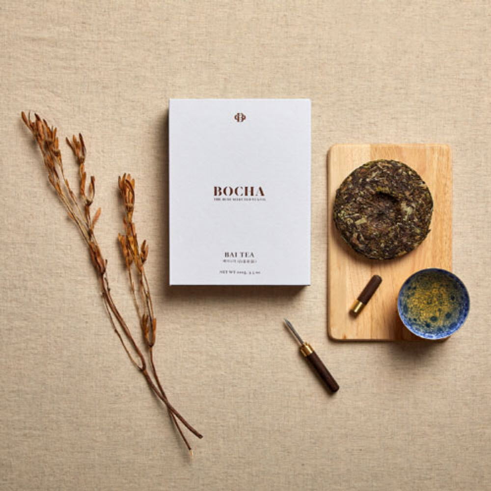 [보차] 야생황예차 수미 2019 (복정백차) 100g Book Package