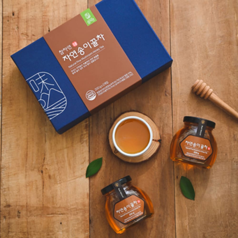 [푸른강원] 자연송이 꿀차 200gX2병