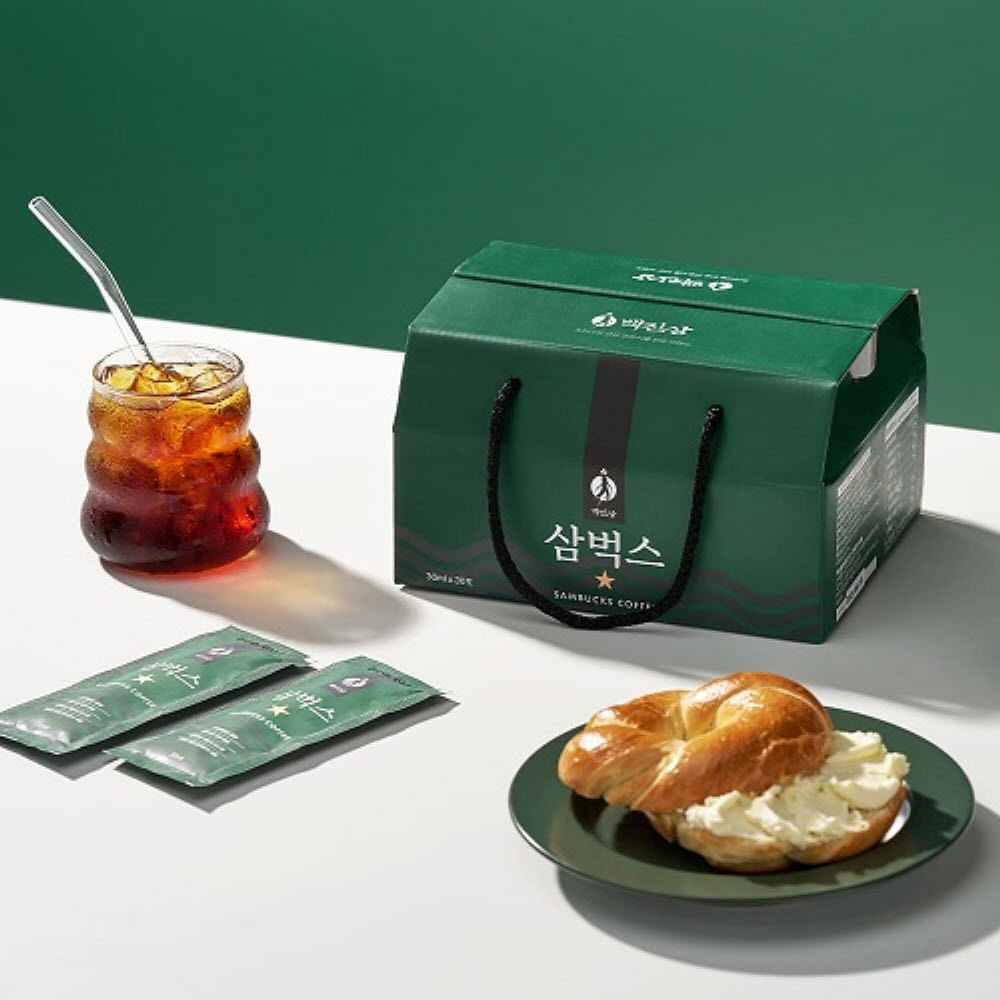 백진삼 삼벅스 당제로 임산부 커피 선물세트 1박스 30포