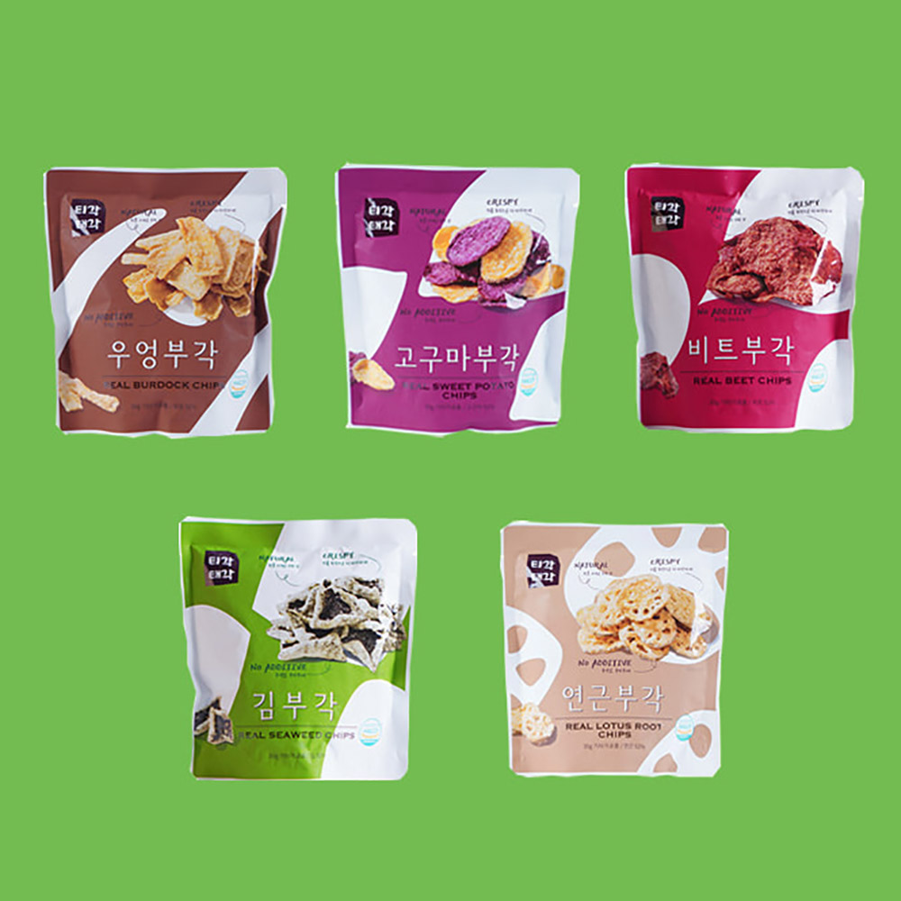 [맛다움] 속초명물 바삭바삭 부각(우엉+고구마+비트+김+연근)x각30g