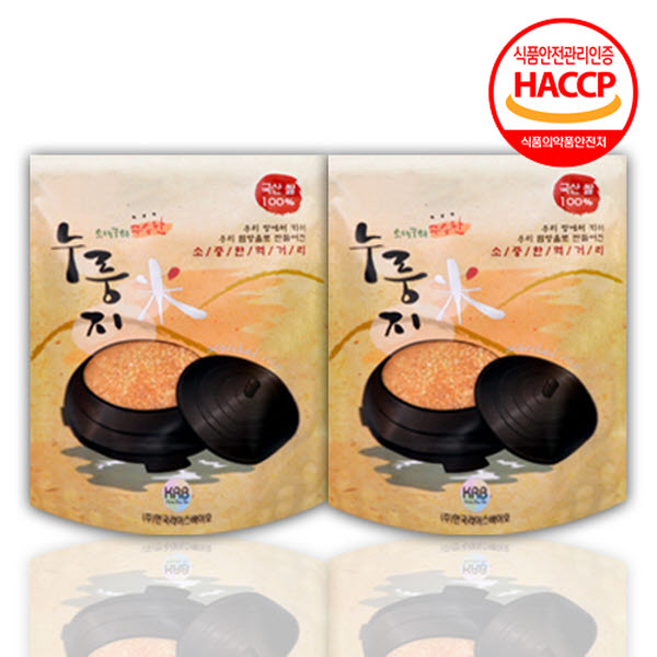 바이오누룽지 전통 놋쇠판에 구운 오래구워구수한누룽지 500g*2