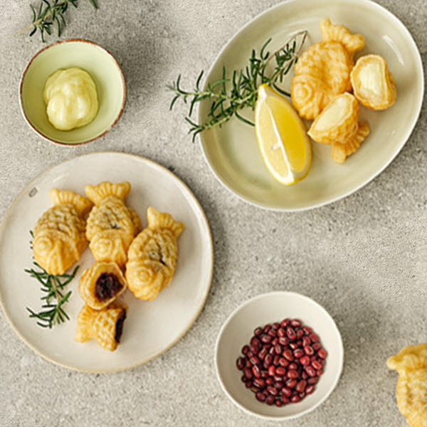 하우스원푸드 미니팥붕어빵500g+미니슈크림붕어빵500g