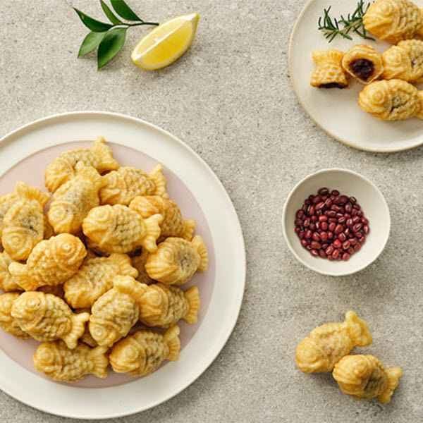 하우스원푸드 미니팥붕어빵 500g 2봉