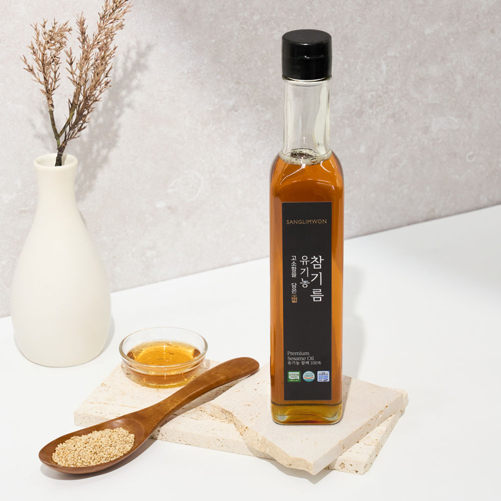 햇살 담은 저온 압착 유기농 참기름 250ml