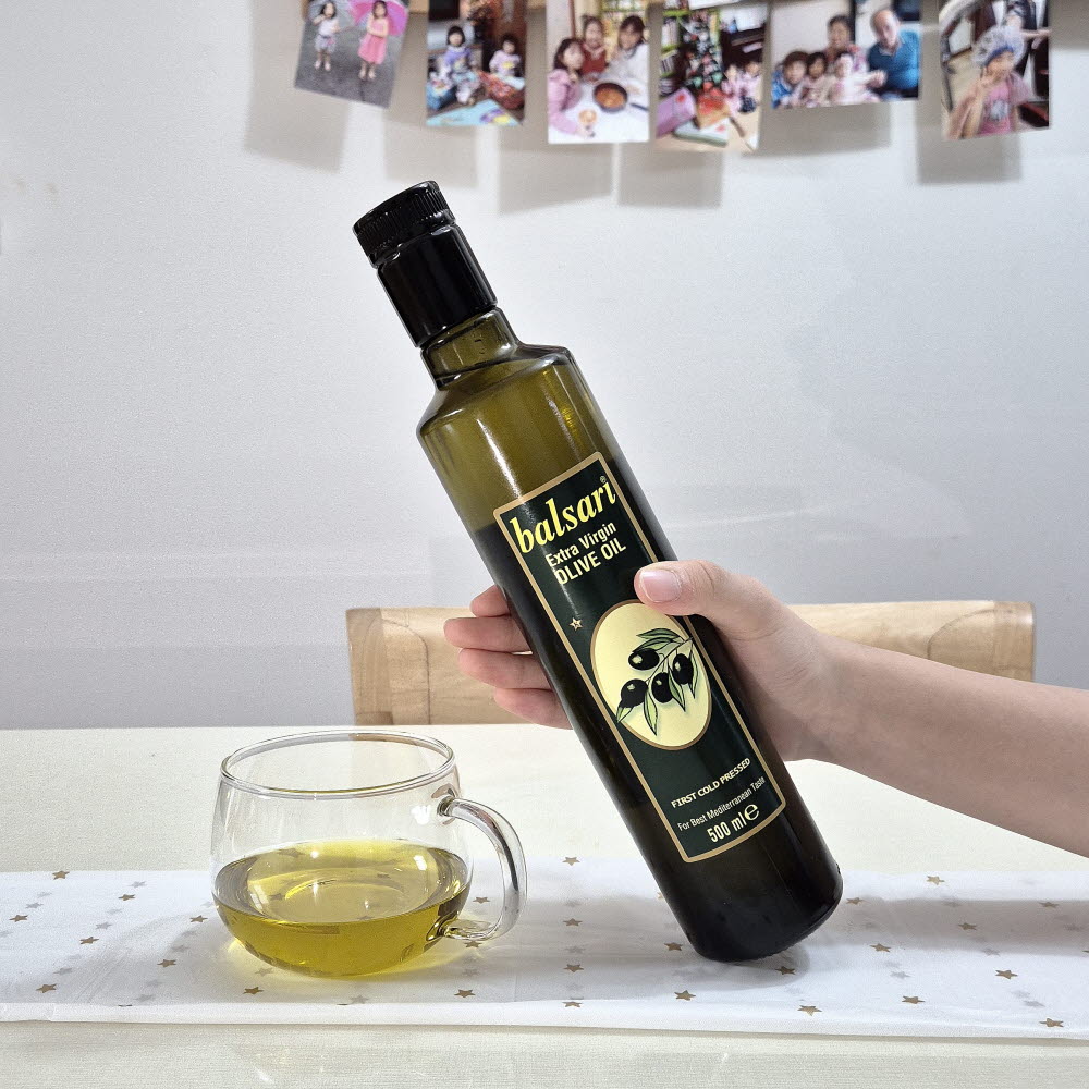유기농 balsari 엑스트라버진 올리브유 500ml 올리브오일 (쇼핑백포함)