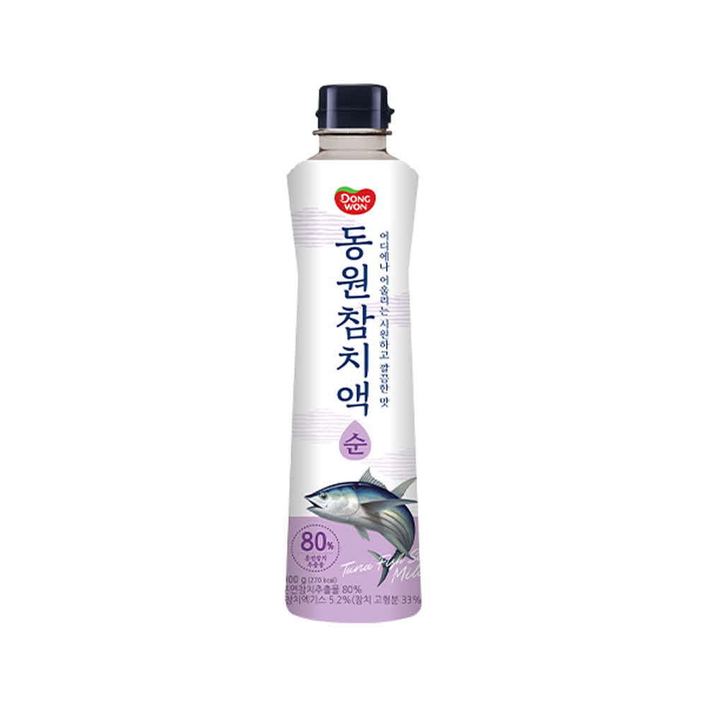 동원 참치액 순 500g x 4병