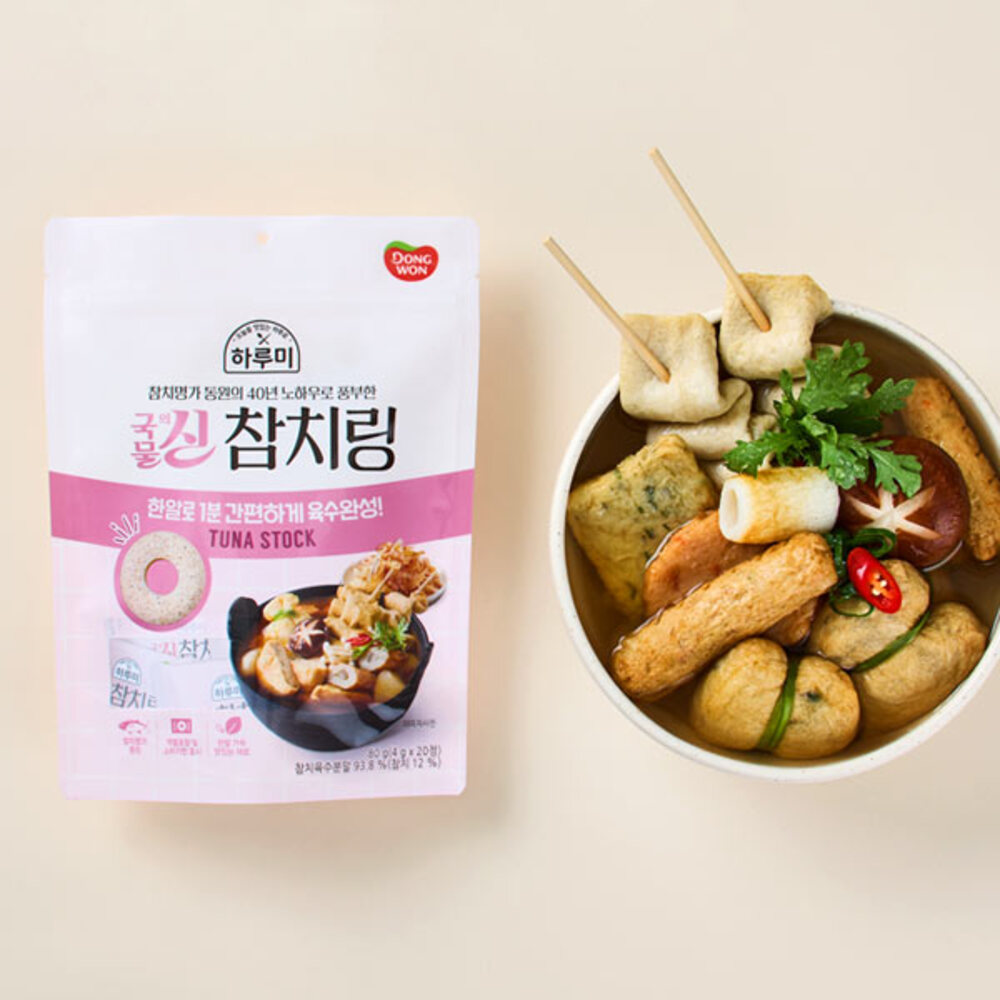 [동원] 하루미 국물의신 참치링 80g x 3봉