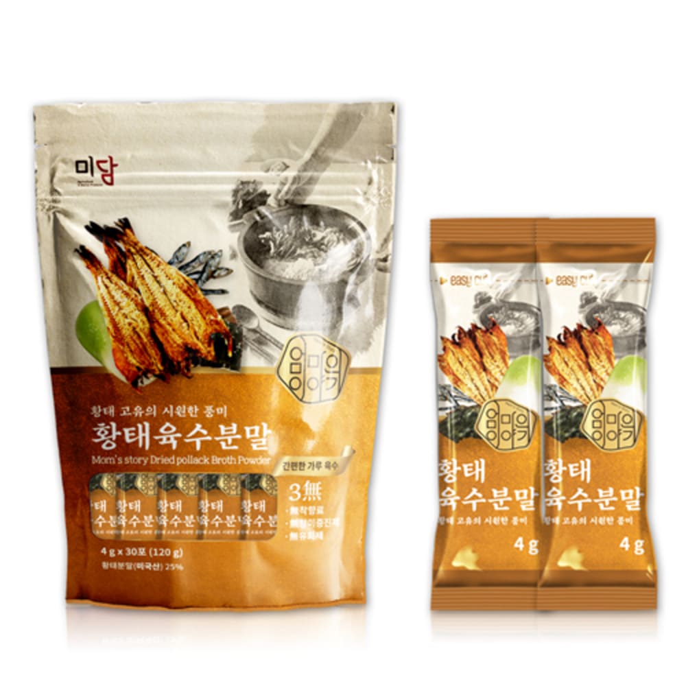 풍미가득 황태육수분말4g 30포 2팩