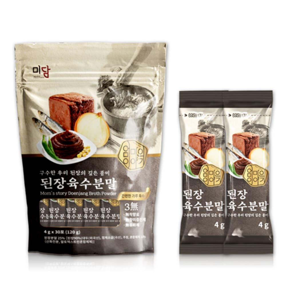 풍미가득 된장육수분말4g 30포 3팩