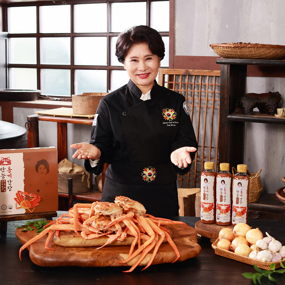 [박미란] 명장의 만능 홍게간장 500ml 8병 만능간장 조림간장 게간장 국간장 비빔간장