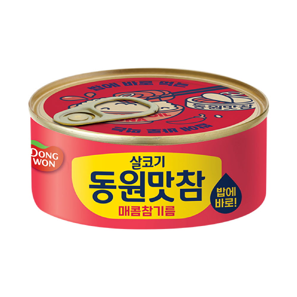 [동원] 맛참 매콤참기름 참치 90g x 8캔