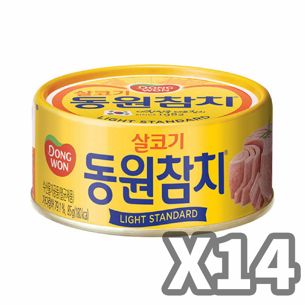 동원 라이트 스탠다드 참치 85g x 14캔