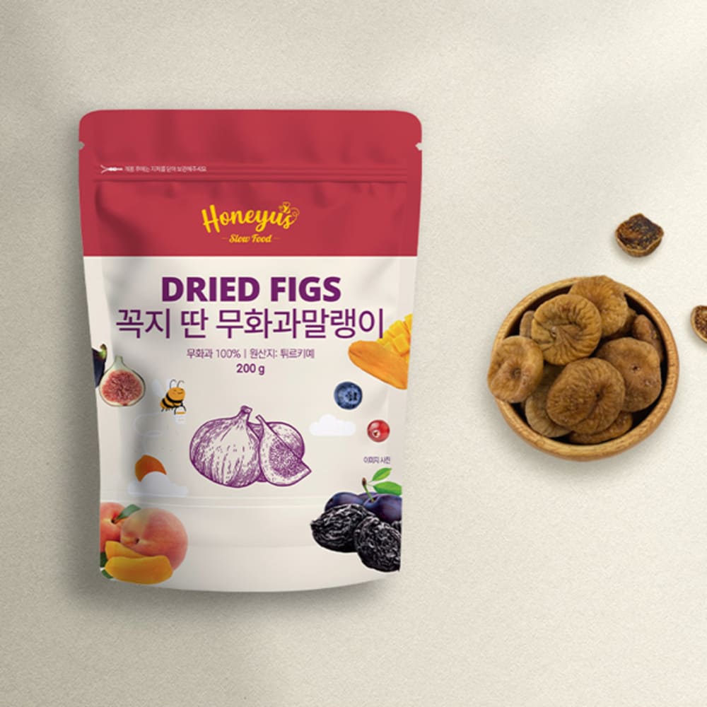 [허니이스] 마녀들이 즐겨먹던 과일 무화과 말랭이 200g