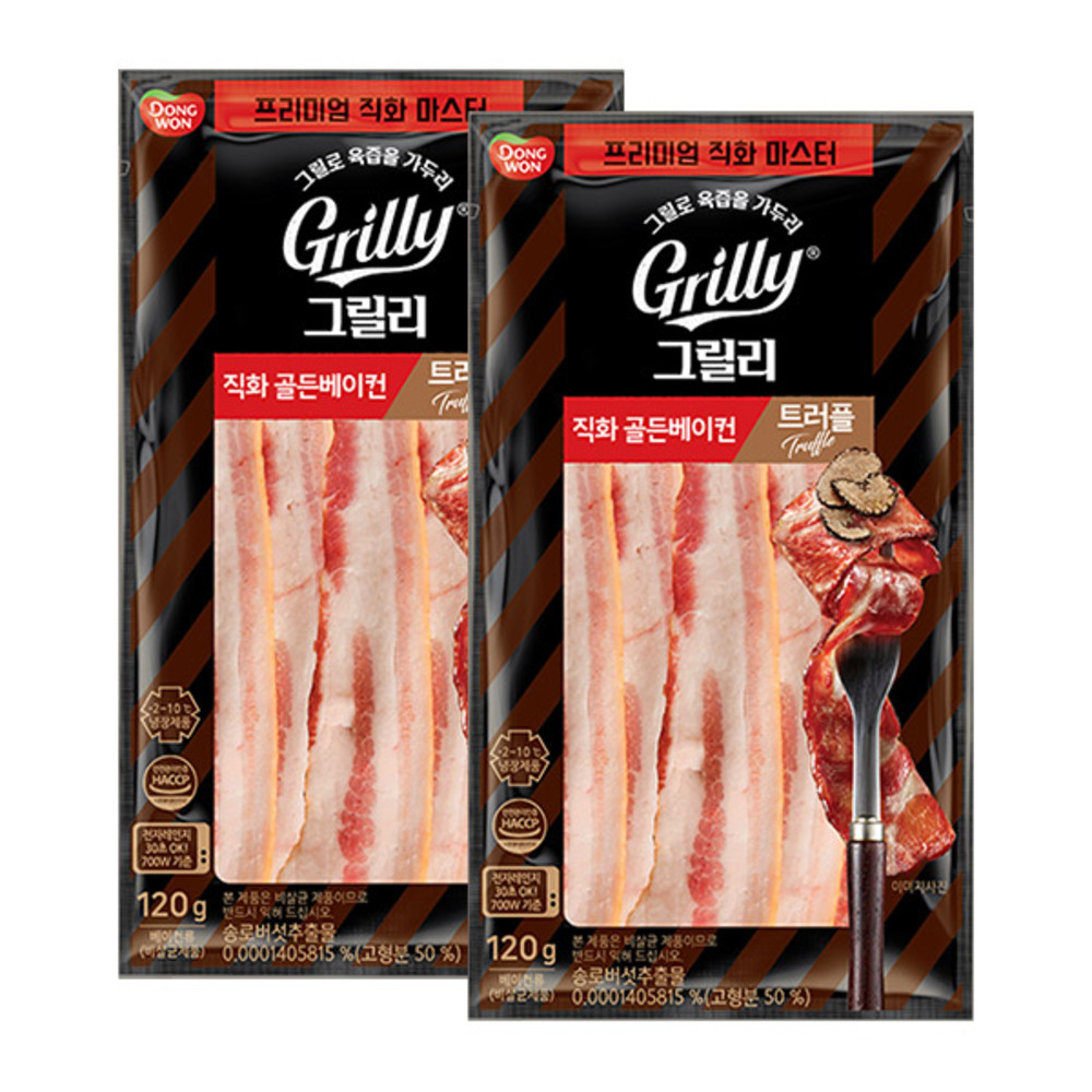 [동원] 그릴리 골든베이컨 트러플 120g x 4개