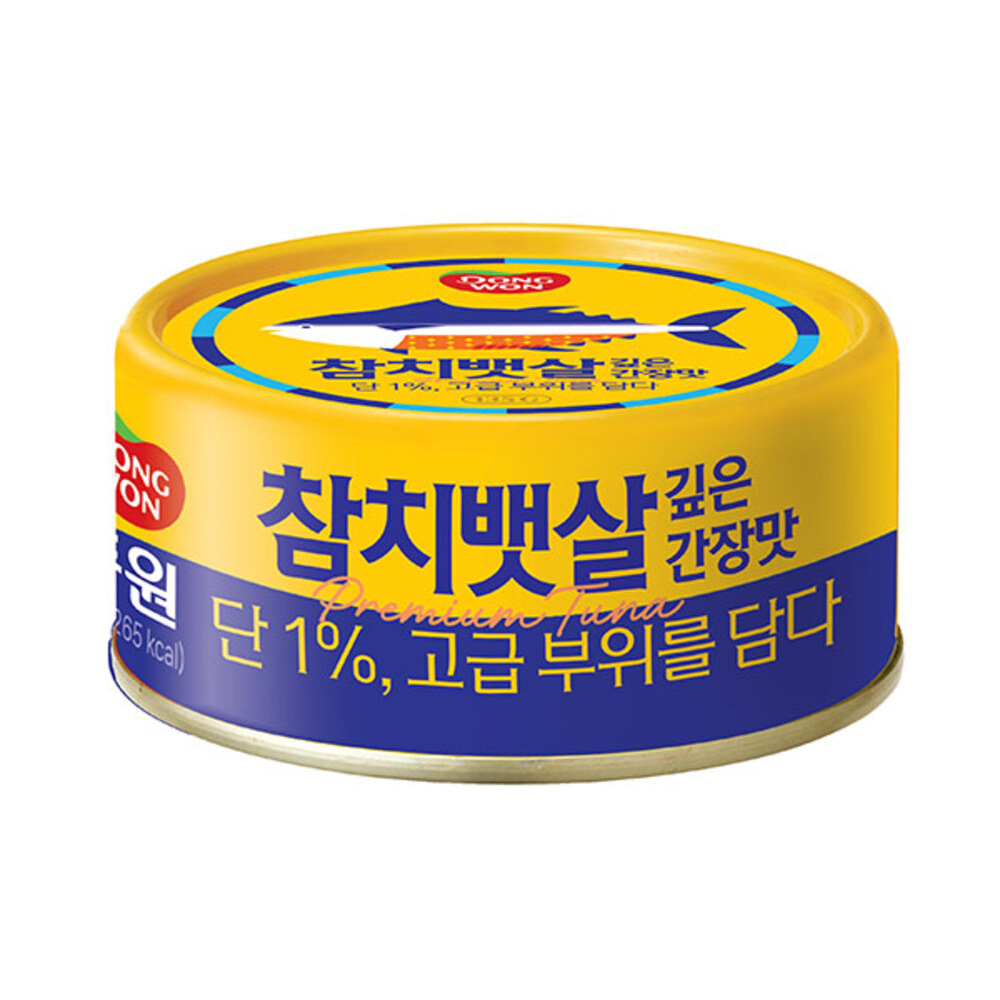 [동원] 참치뱃살 깊은간장맛 135g x 6캔