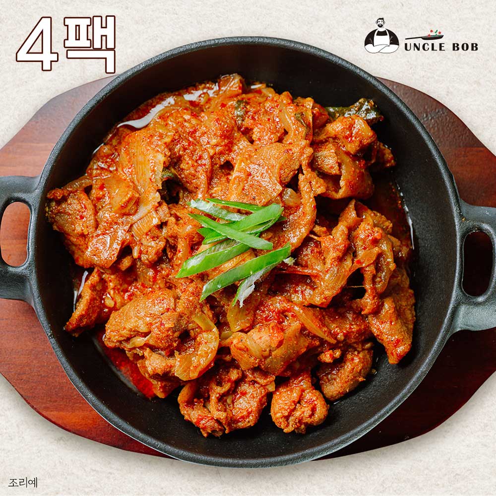 엉클밥 기사식당 제육볶음 500gX4팩