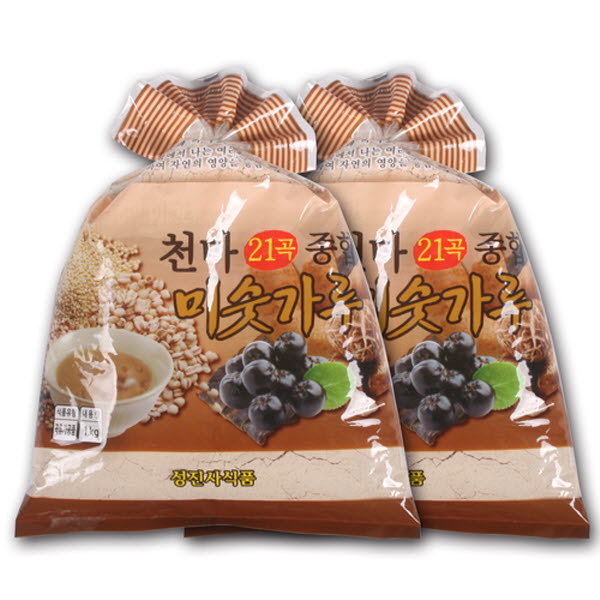 자연향가득 천마 21곡 종합 미숫가루 1kg*2