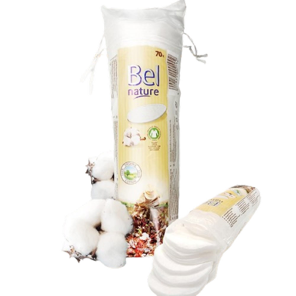 벨네이처 유기농 순면 화장솜 에코서트 친환경 GOTS 인증 70매 1봉