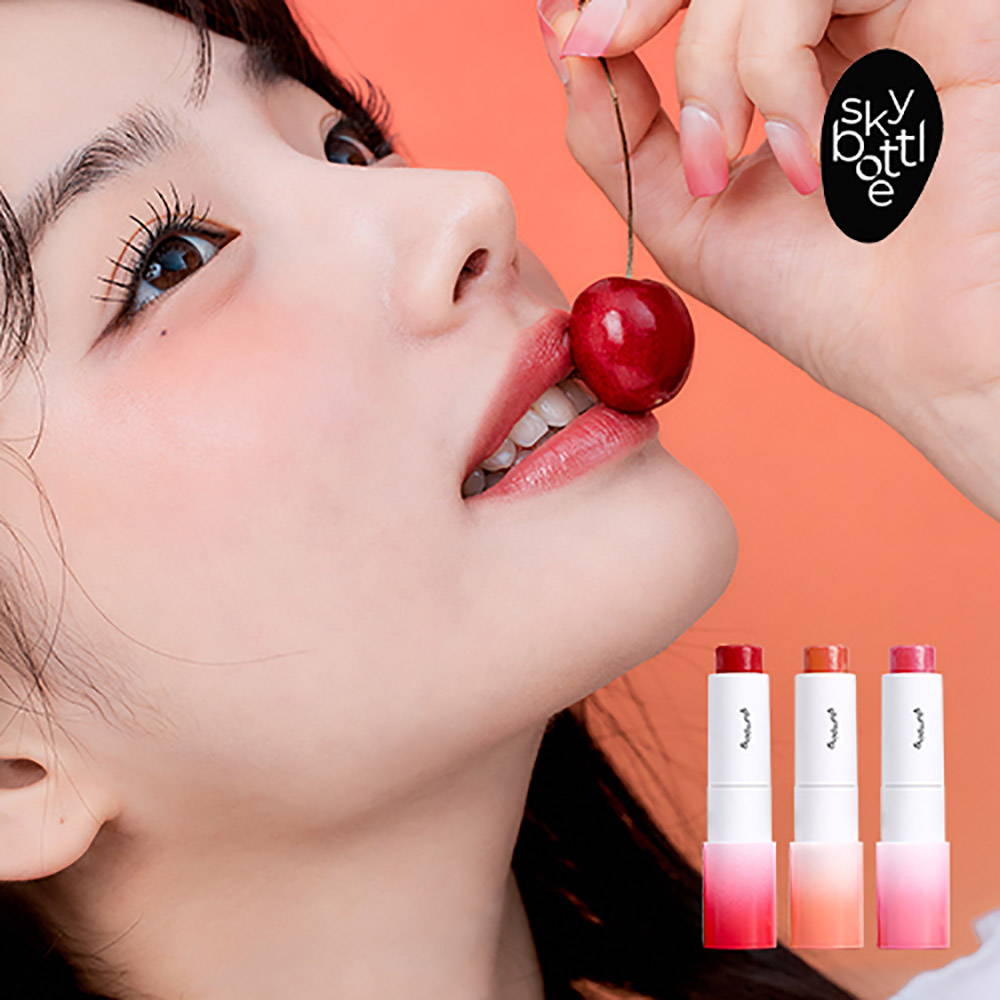 [스카이보틀] 촉촉한 입술 볼류밍 컬러 립밤 3.5g(1호/2호/3호)
