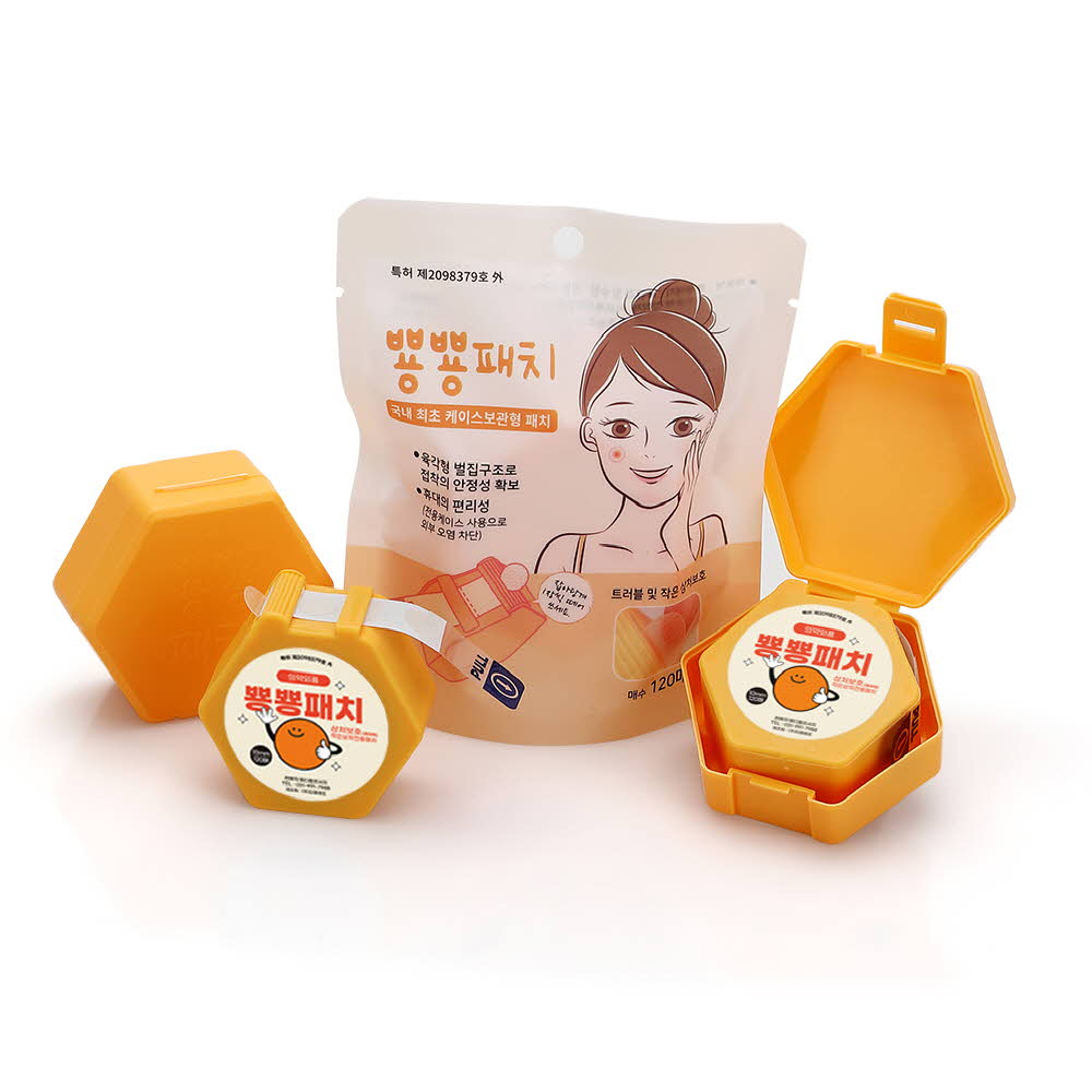 메디칼리서치 뿅뿅패치 주황 10mm 120매