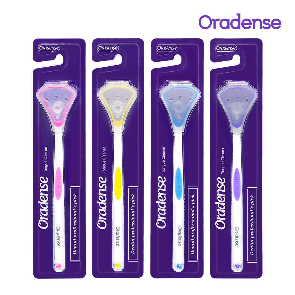 [오라덴스] 부드러운 혀클리너 4종, 1세트