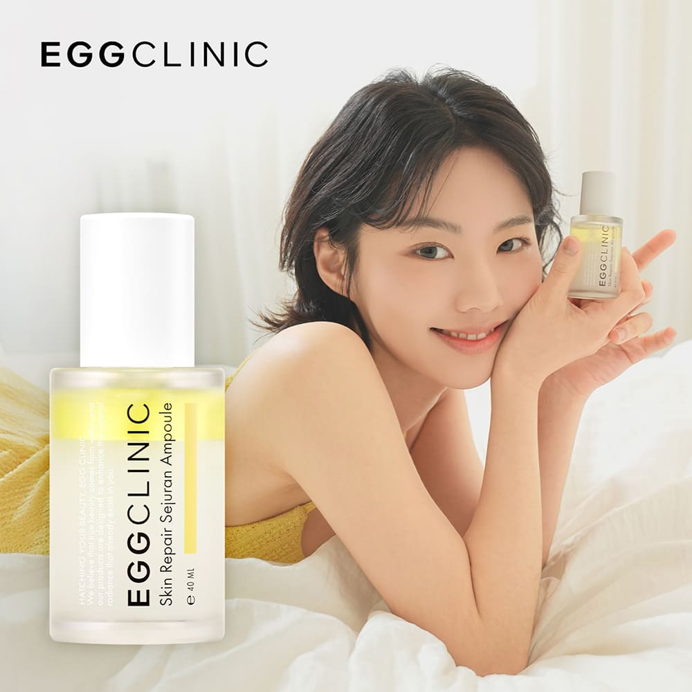 [에그클리닉] 스킨 리페어 새쥬란 앰플(40ml) /잡티 개선/탄력피부/민감피부