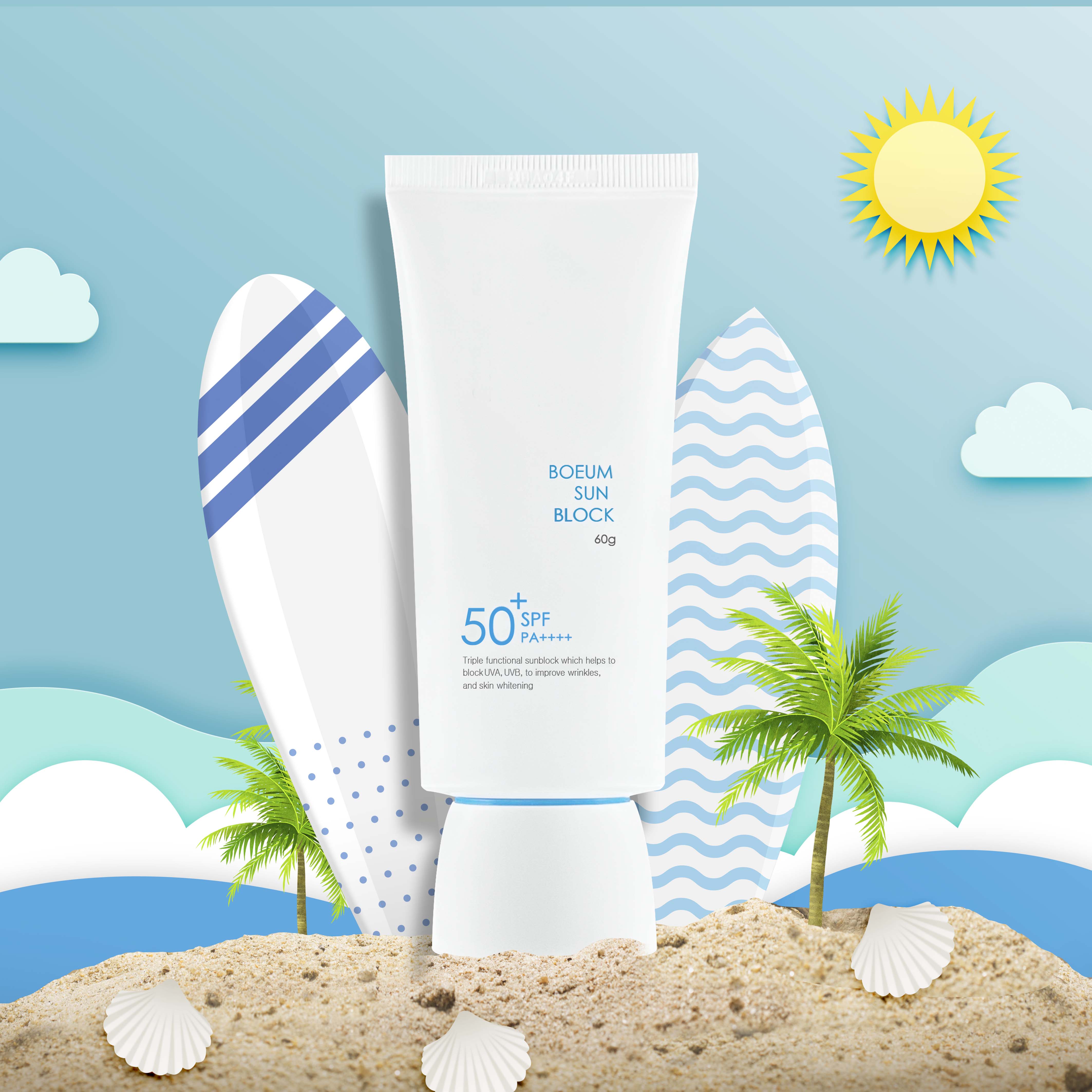자황수 보음 선블록 60ml SPF 50+PA++++, 1개