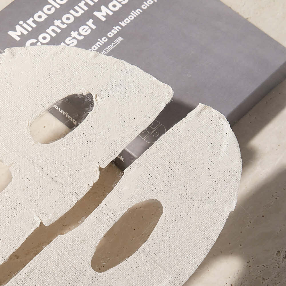 미라클레어 컨투어링 석고 마스크팩 5매입