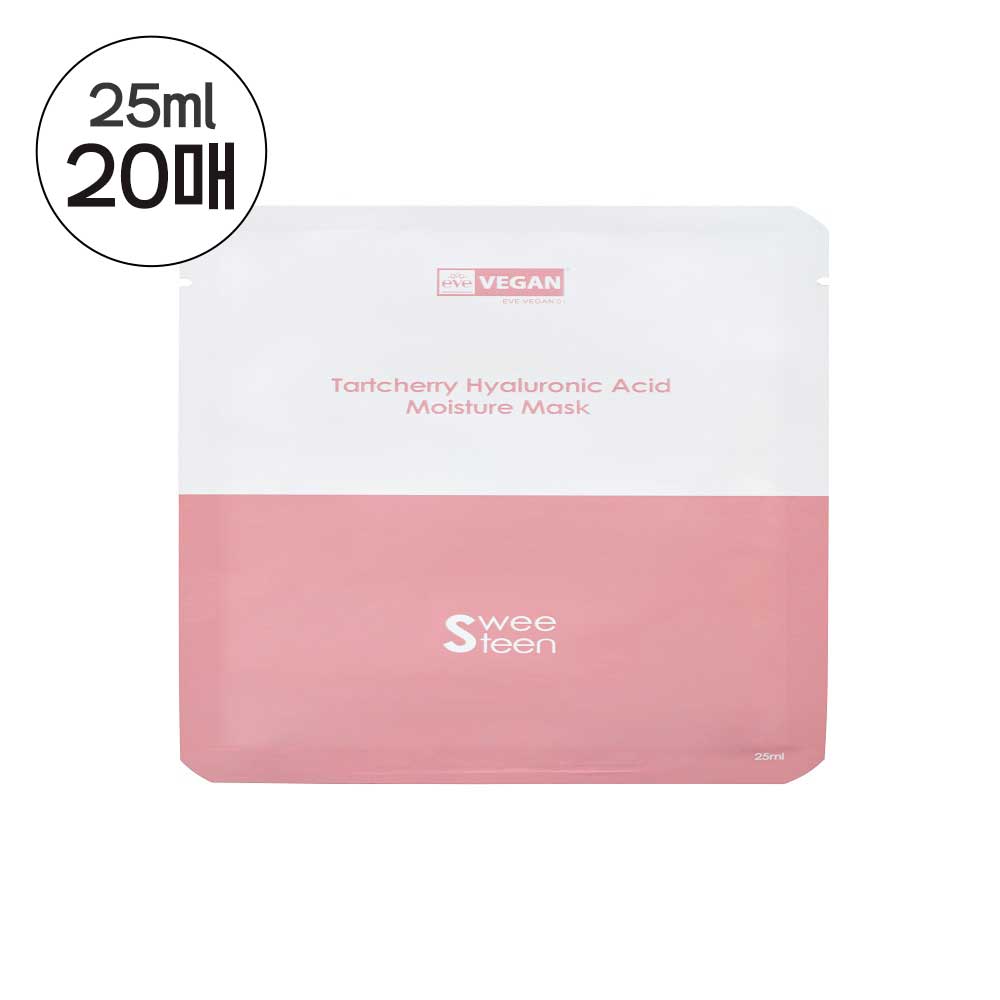 [스위틴] 타트체리 하알루론산 모이스처 마스크 25ml x 20매
