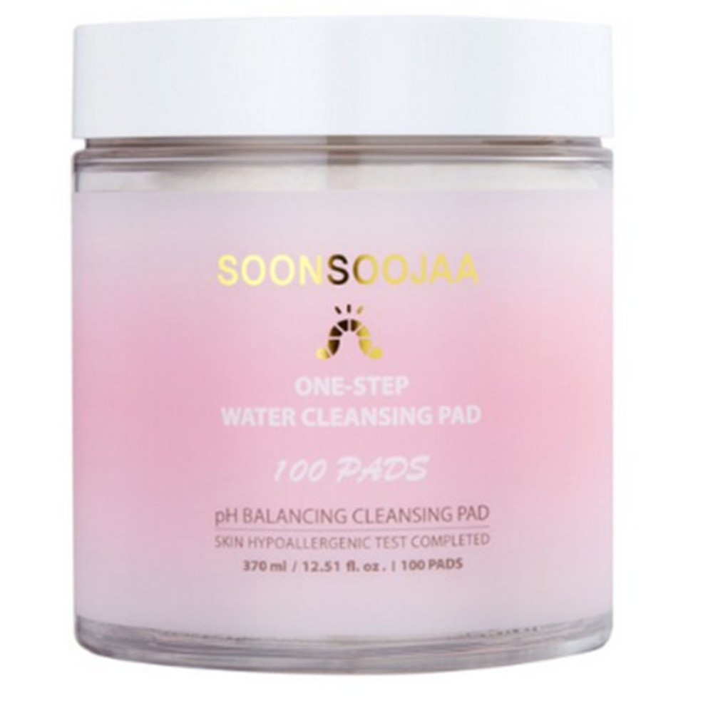 [순수자아] 원스텝 워터클렌징 패드 370ml 100매입 1개