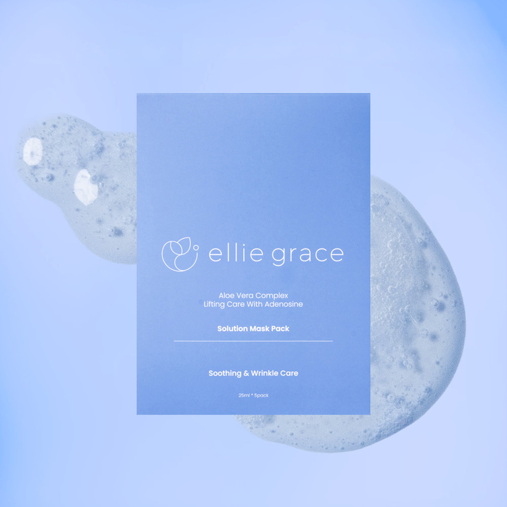 엘리 그레이스 엘리 솔루션 마스크-수분&탄력 25ml x 5매입 x 6개(30일분)