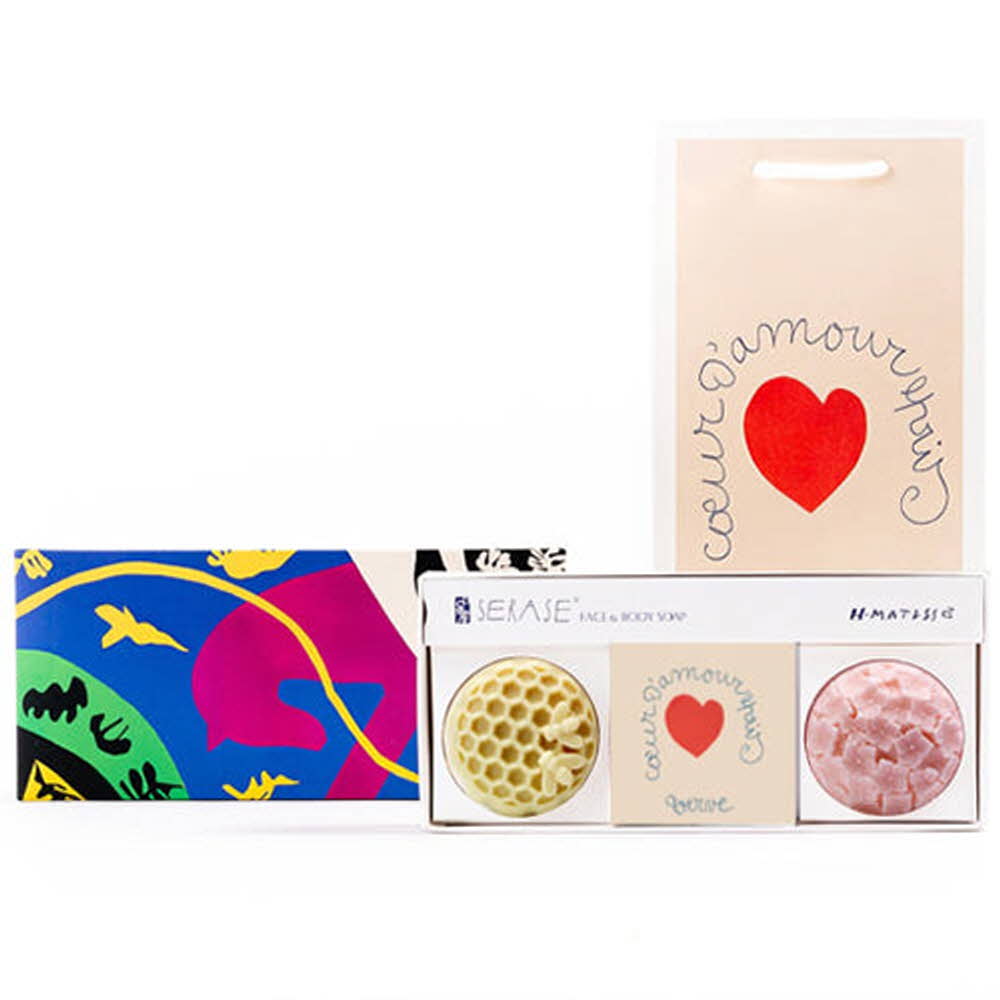 일본히트상품 새라새 프리미엄 비누 선물세트 앙리마티스 2P