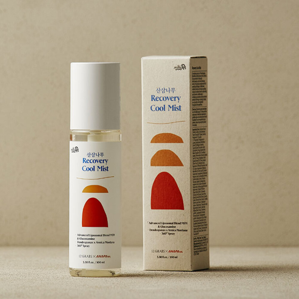 12GRABS 트웰브그랩스 안아파겔 산삼나무 리커버리 쿨 미스트 100ml (바디 전용)
