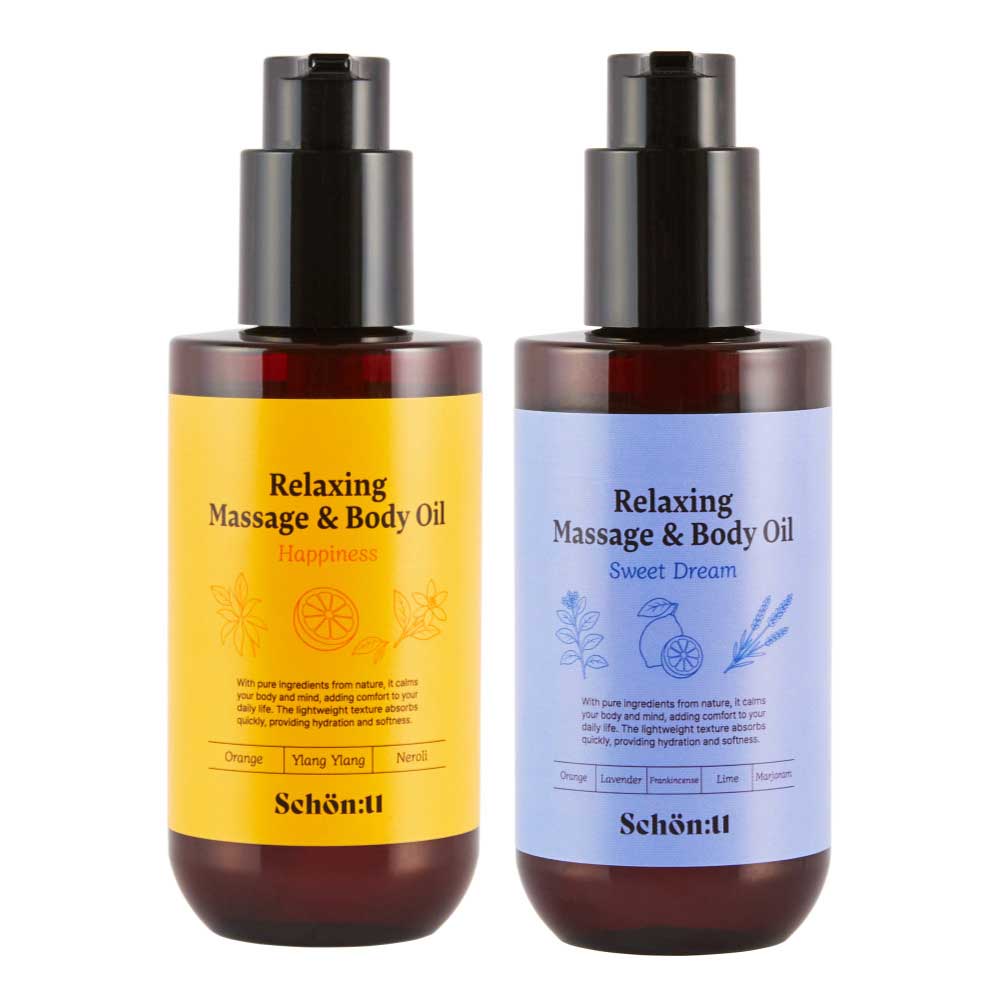 [슌유] 릴렉싱 마사지&바디오일(200ml)