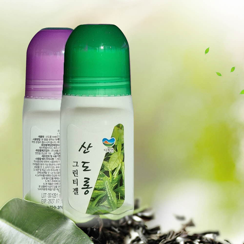 다희연 피부 진정 보습 녹차 산도롱 쿨링겔 120ml 택1