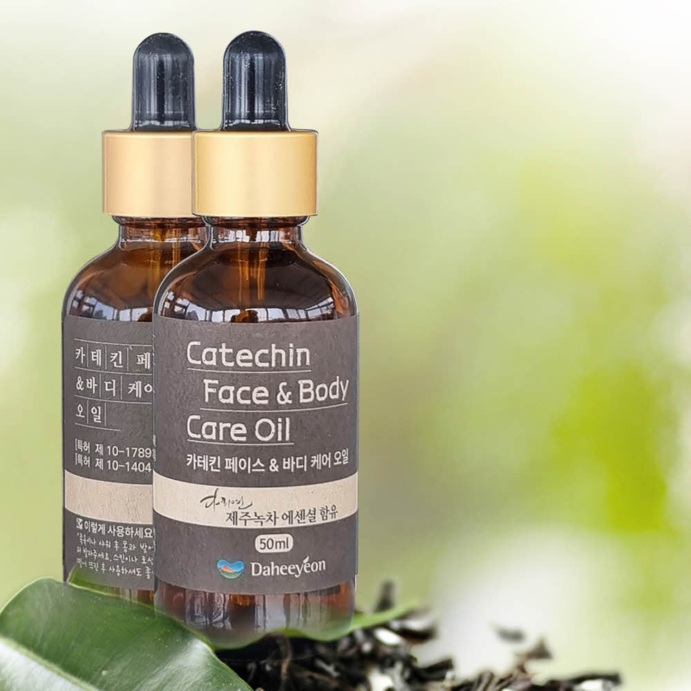 다희연 피부 진정 힐링 카테킨 페이스 & 바디케어 오일 50ml