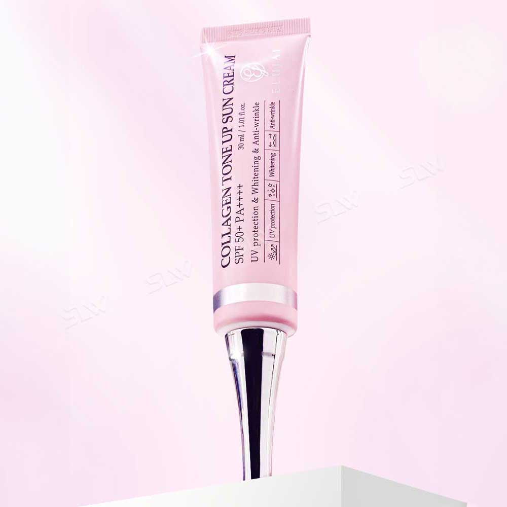 엘루자이 콜라겐 톤업 선크림 30ml SPF50+,PA++++ 1개