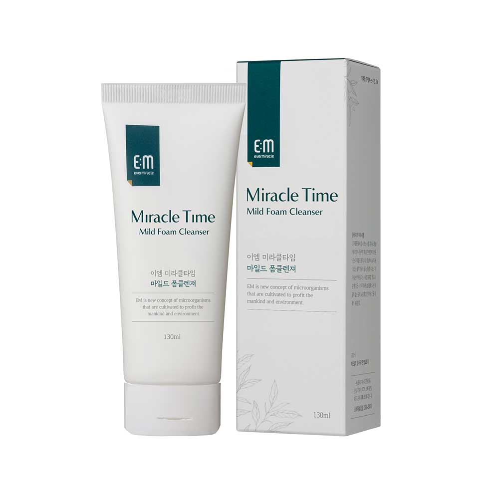 EM 미라클타임 마일드 폼클렌저 130ml