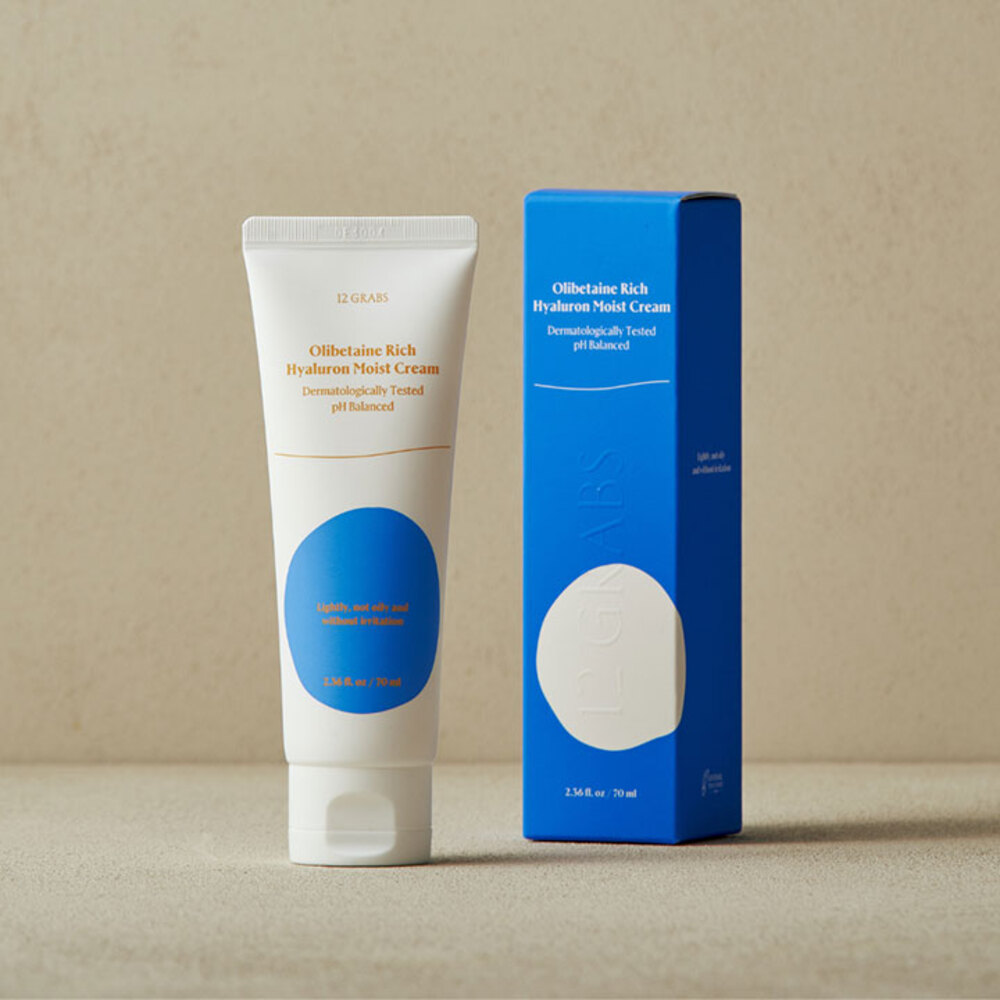 12GRABS 트웰브그랩스 올리베타인 리치 히알루론 모이스트 크림 70ml