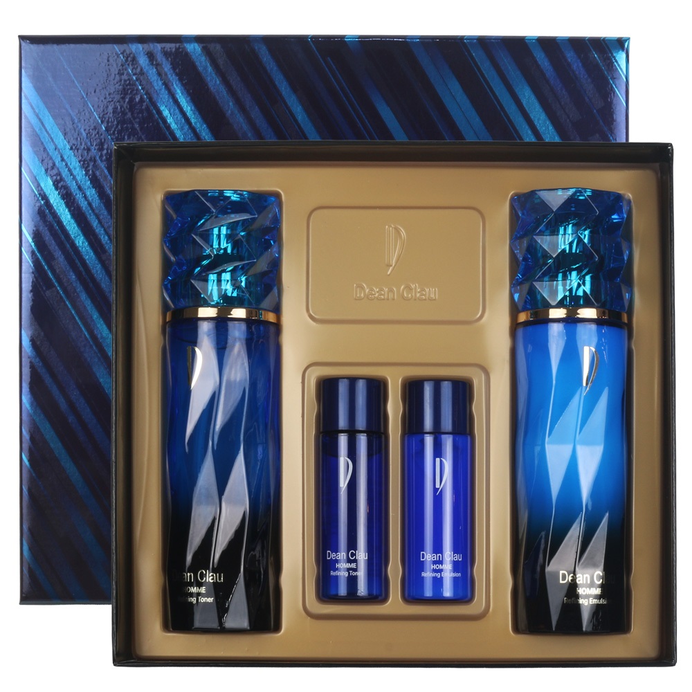 [나드리] 딘클라우 옴므 리파이닝 스킨케어 2종 + 휴대용 2종 세트 (쇼핑백 포함)