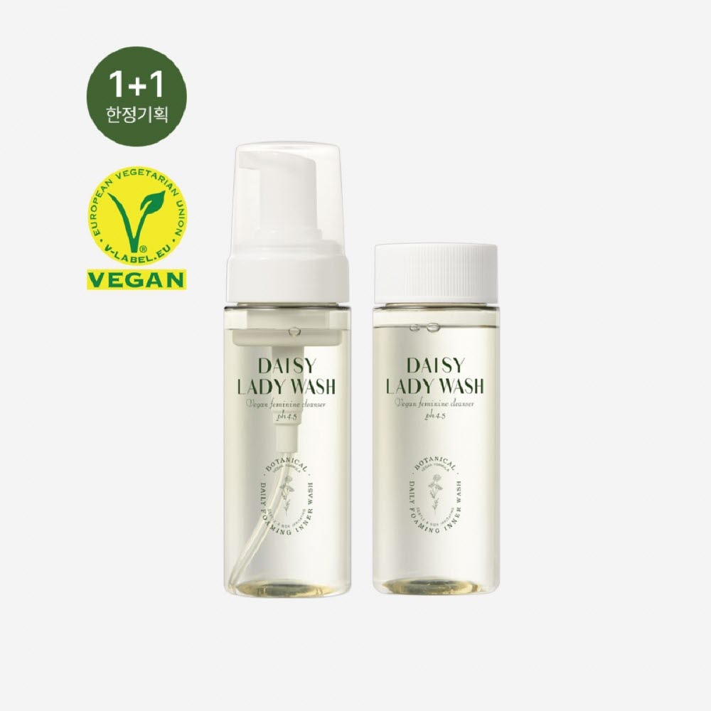 [씨유스킨] 닥터솔루션 데이지 레이디 워시 (본품 150ml + 리필 150ml)