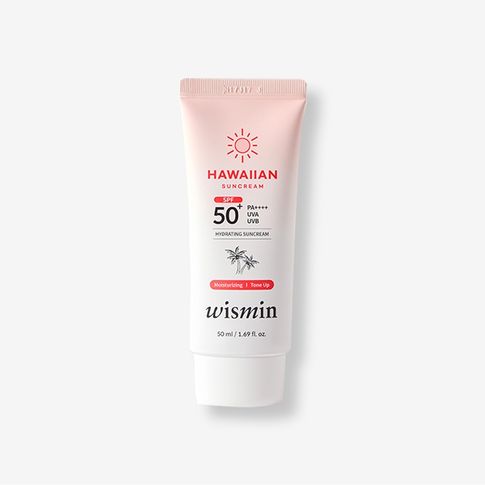 [위스민] 코튼 열매수 하와이안 썬크림 50ml SPF50+PA++++