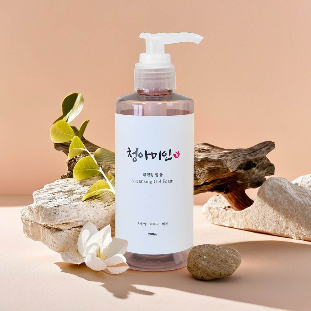 [청아미인] 클렌징 젤 폼 200ml