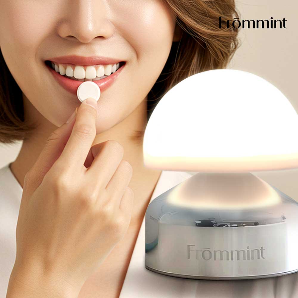 프롬민트 고체치약 100정 LED센서등 패키지