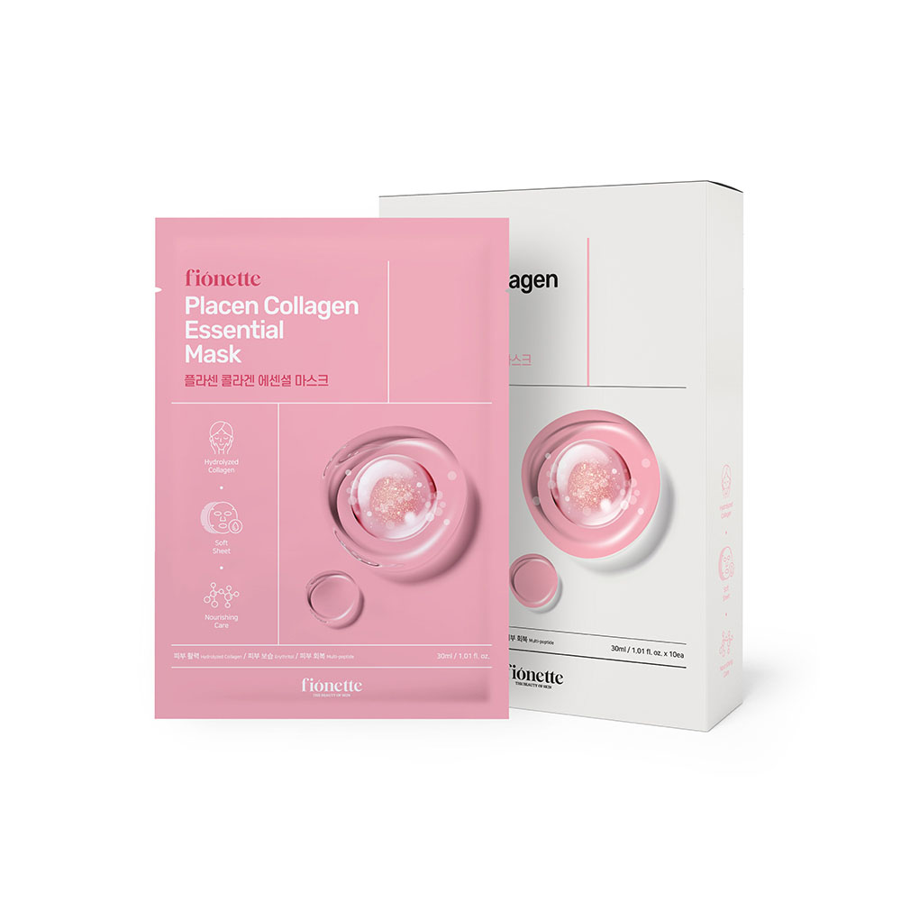 [피오네뜨] 플라센 콜라겐 에센셀 마스크 한팩(10매)
