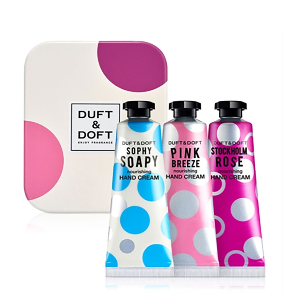[더프트앤도프트] 핸드크림 틴케이스 3종세트