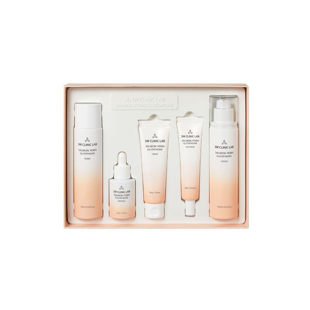 3W클리닉 랩 연어 PDRN 글루타치온 토탈케어 5종 세트