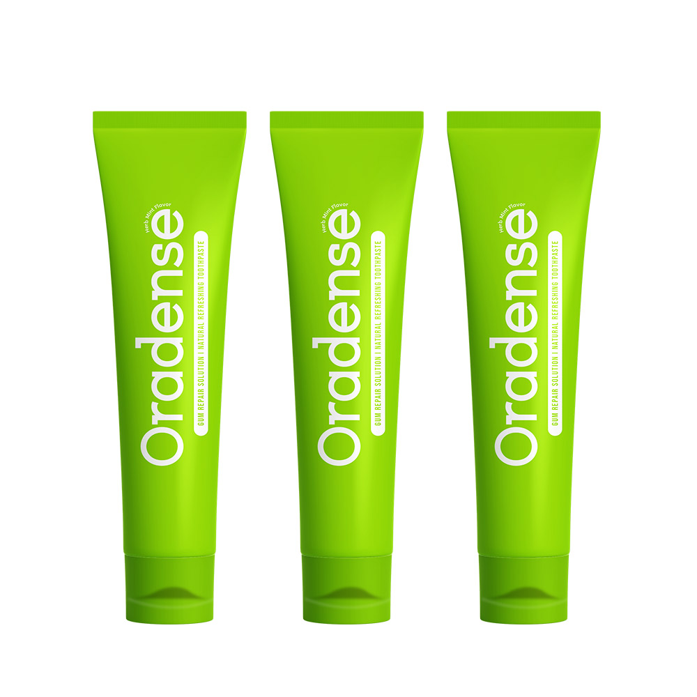 [오라덴스] 내추럴리프레싱 잇몸케어 치약 100g 3개입