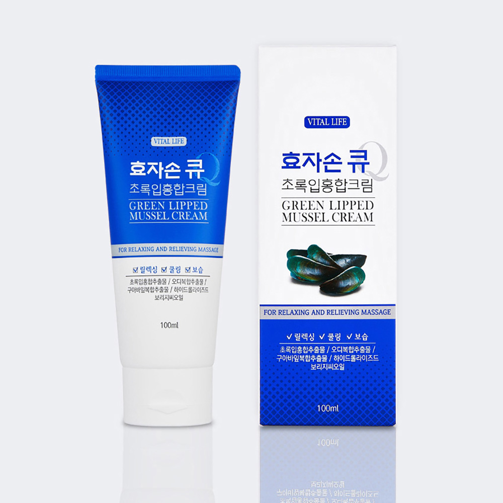 벤스랩 효자손큐 초록입홍합크림 100ml